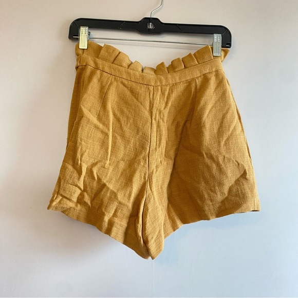 Moon River Tan‎ High Waist Shorts - Picture 4 of 4